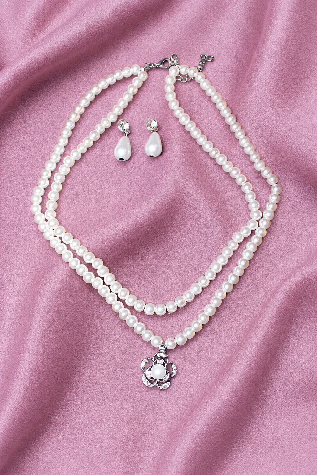 Pearl Bloom Luxury Necklace Set