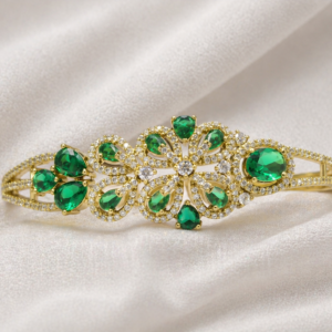 Emerald Bloom Luxe Bracelet