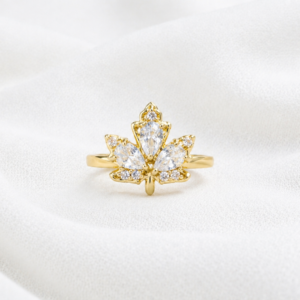 Royal Bloom Crystal Ring