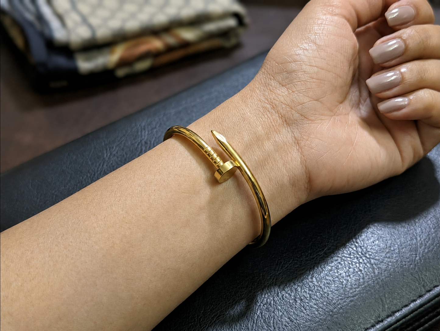 Golden Nail Luxe Bracelet - Image 2
