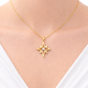 Celestial Starburst Pendant Necklace
