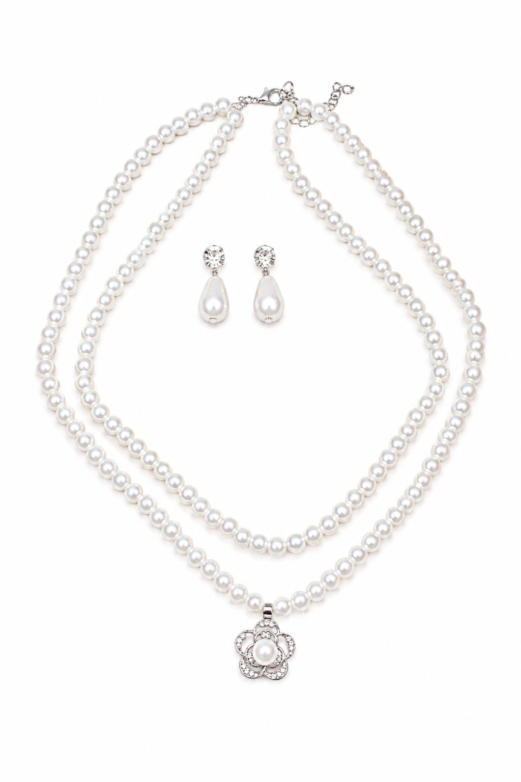 Pearl Bloom Luxury Necklace Set - Image 2