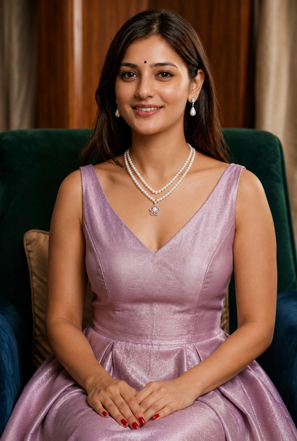 Pearl Bloom Luxury Necklace Set - Image 3