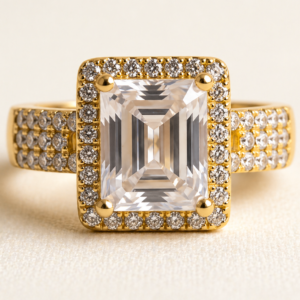 Royal Spark Emerald Ring
