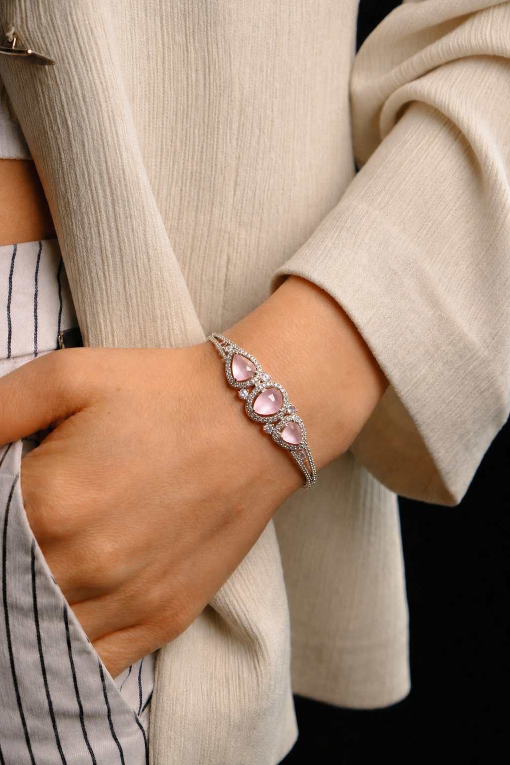 Blush Trinity Radiance Bracelet