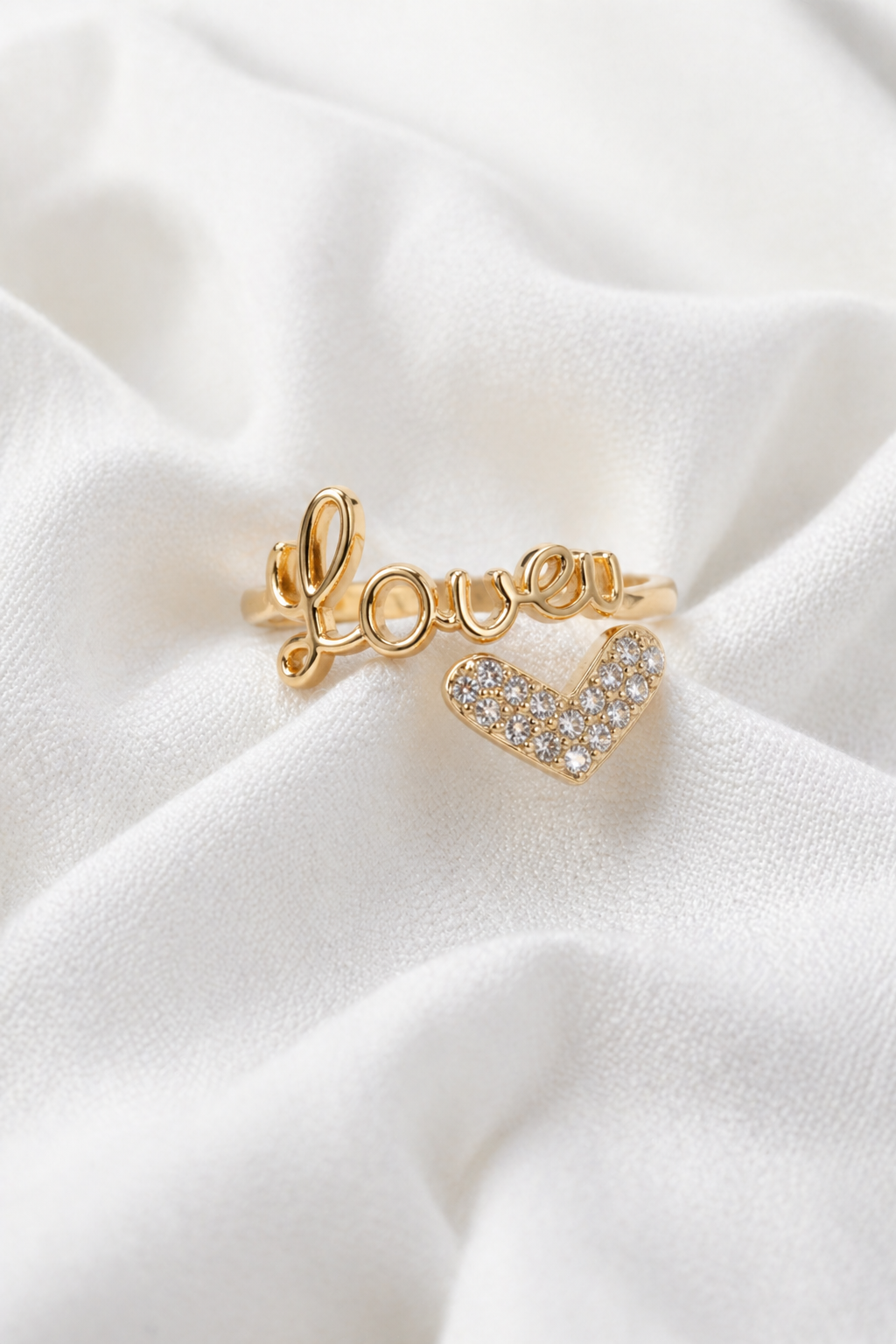 Love Charm Open Ring - Image 2