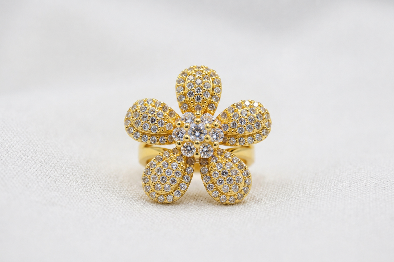 Celestia Bloom Crystal Ring - Image 2