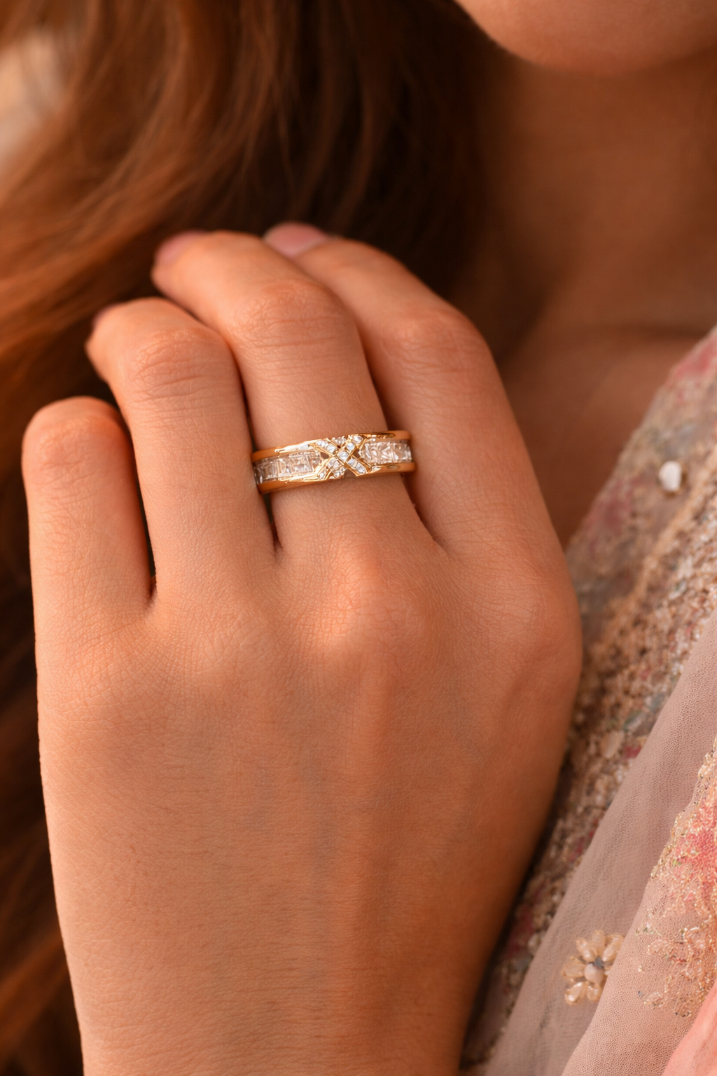 Royal Cross Spark Ring