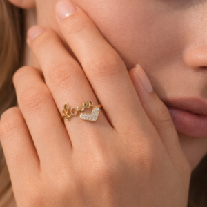 Love Charm Open Ring