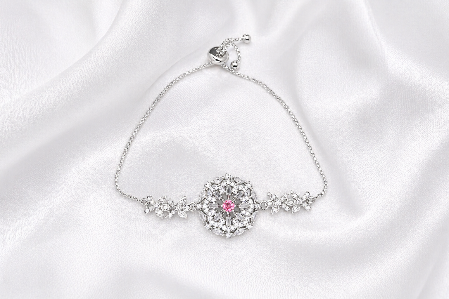 Rosé Celestia Bloom Bracelet - Image 2