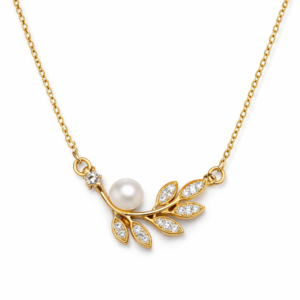 Pearl Blossom Crystal Necklace