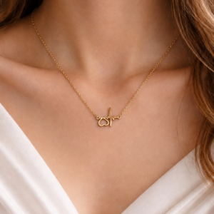 Heartbeat Love Pendant Necklace