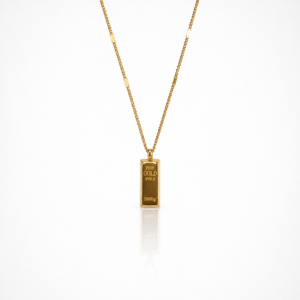 Luxe Gold Bar Pendant Necklace