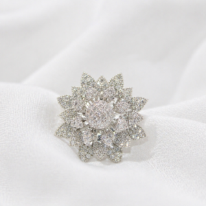 Royal Bloom Luxe Crystal Ring